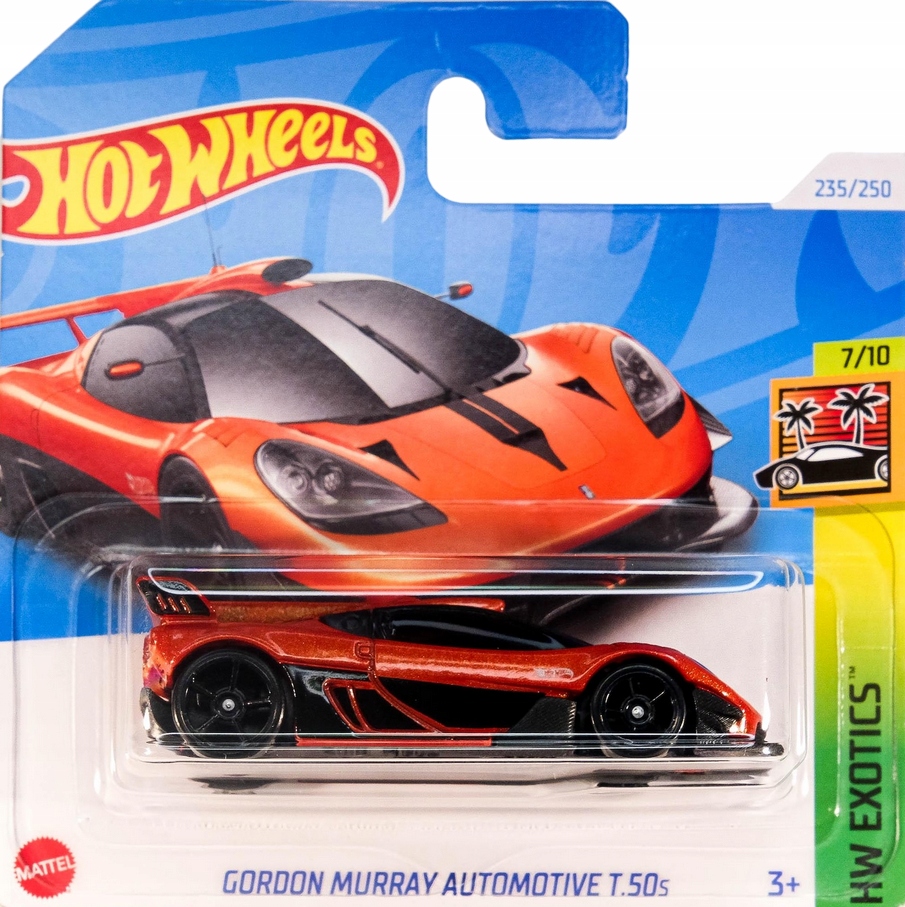 HOT WHEELS MODEL GORDON MURRAY AUTOMOTIVE T.50s 7/10 HW EXOTICS