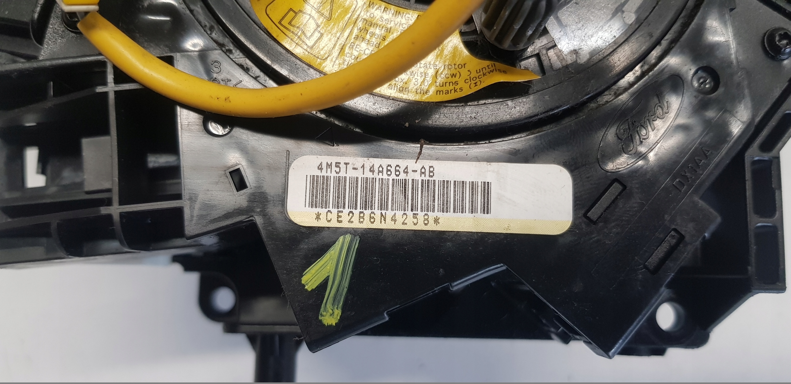 FORD FOCUS MK2 C-MAX Comandi DEVIO LUCI DEVIO ANELLO airbag VOLANTE