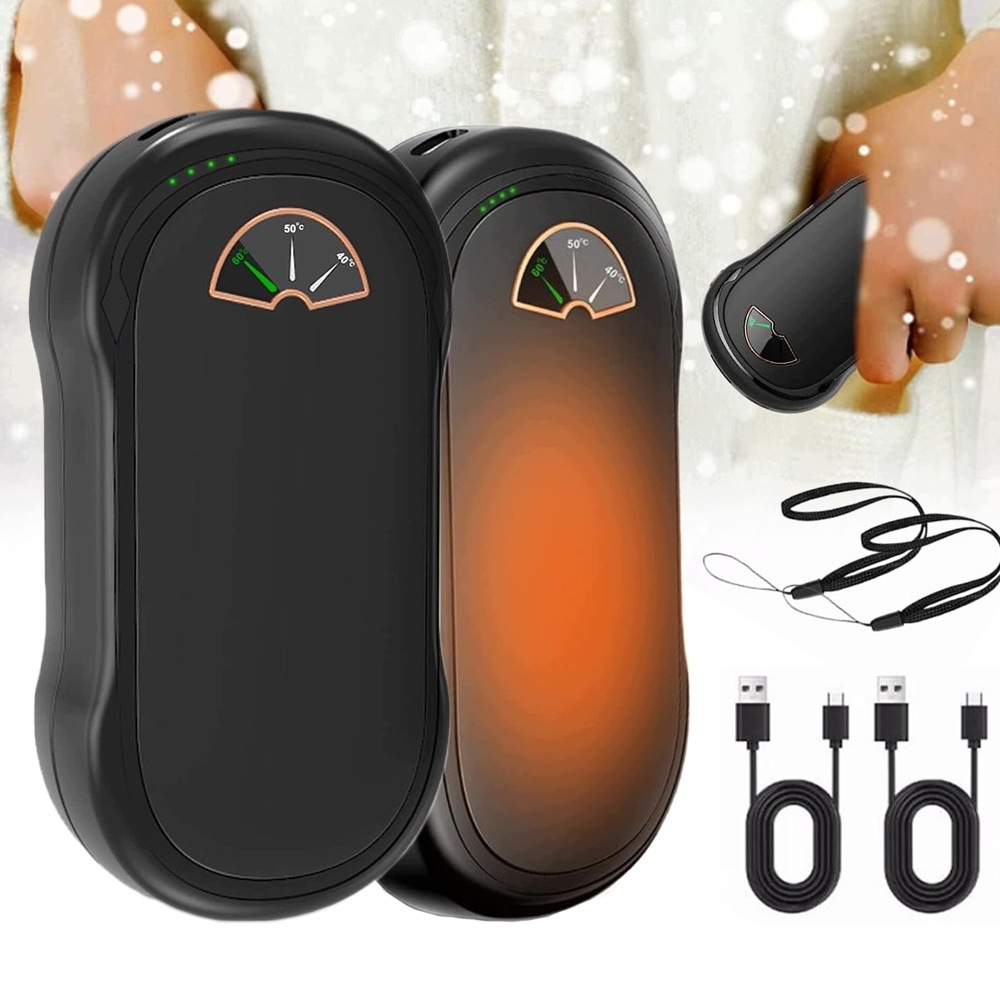 Ogrzewacz Do Rąk Powerbank 2W1 Przenośny Elektryczny