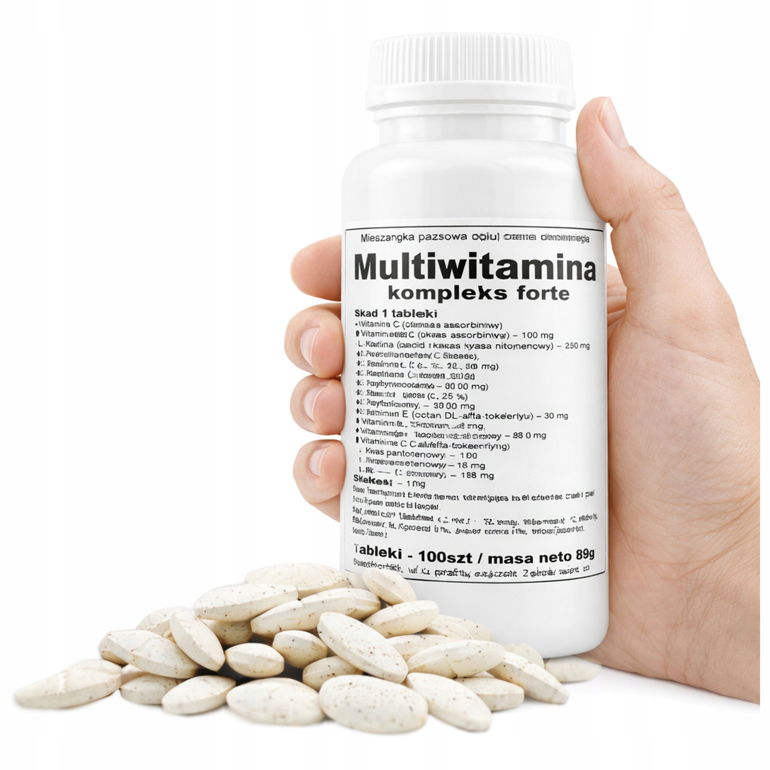 Levně Multivitamínový Komplex Forte 100 Ks – Komplex Vitamínů Podkowa