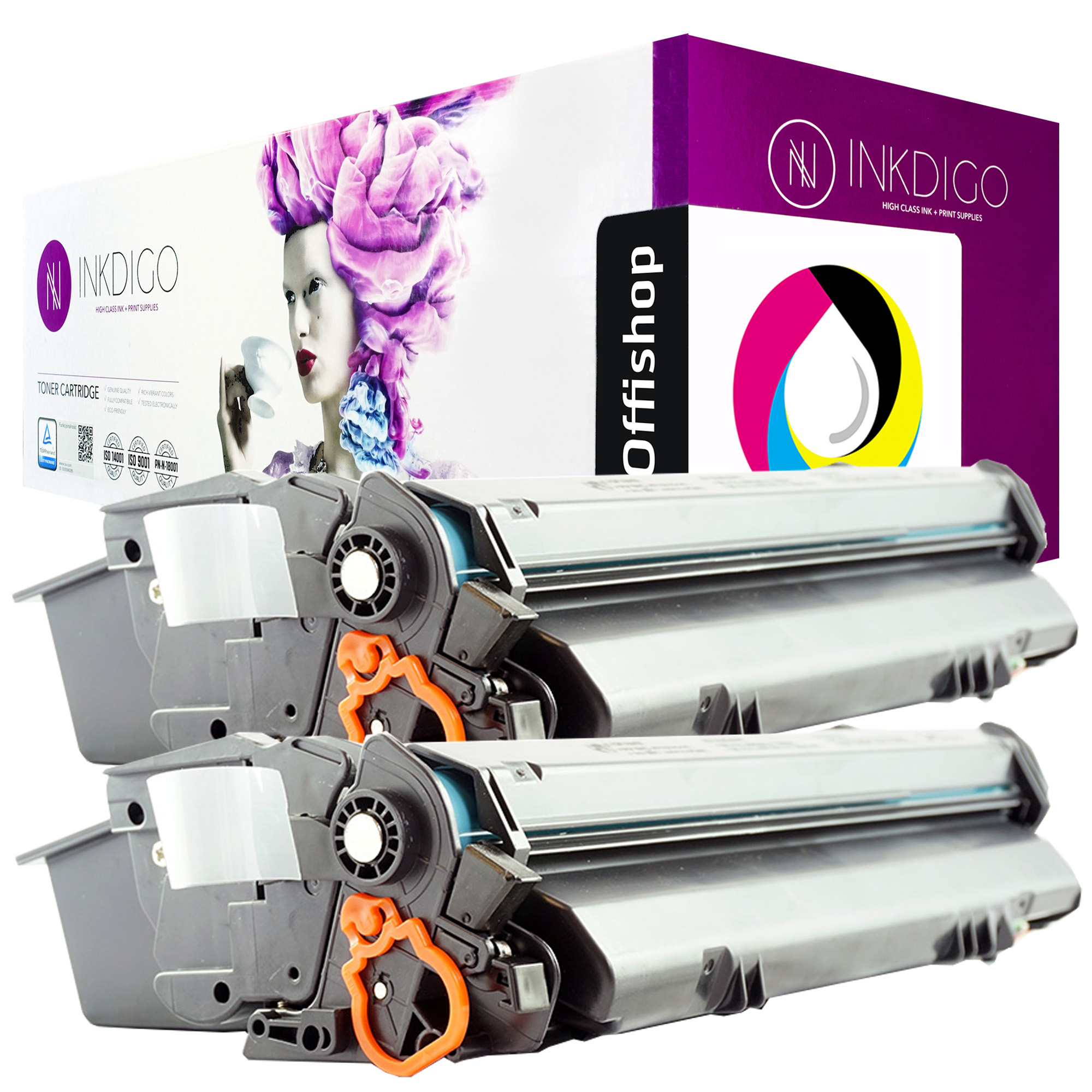 2x Toner pro Hp 49X Q5949X 3392 3390 1320NW 1320TN