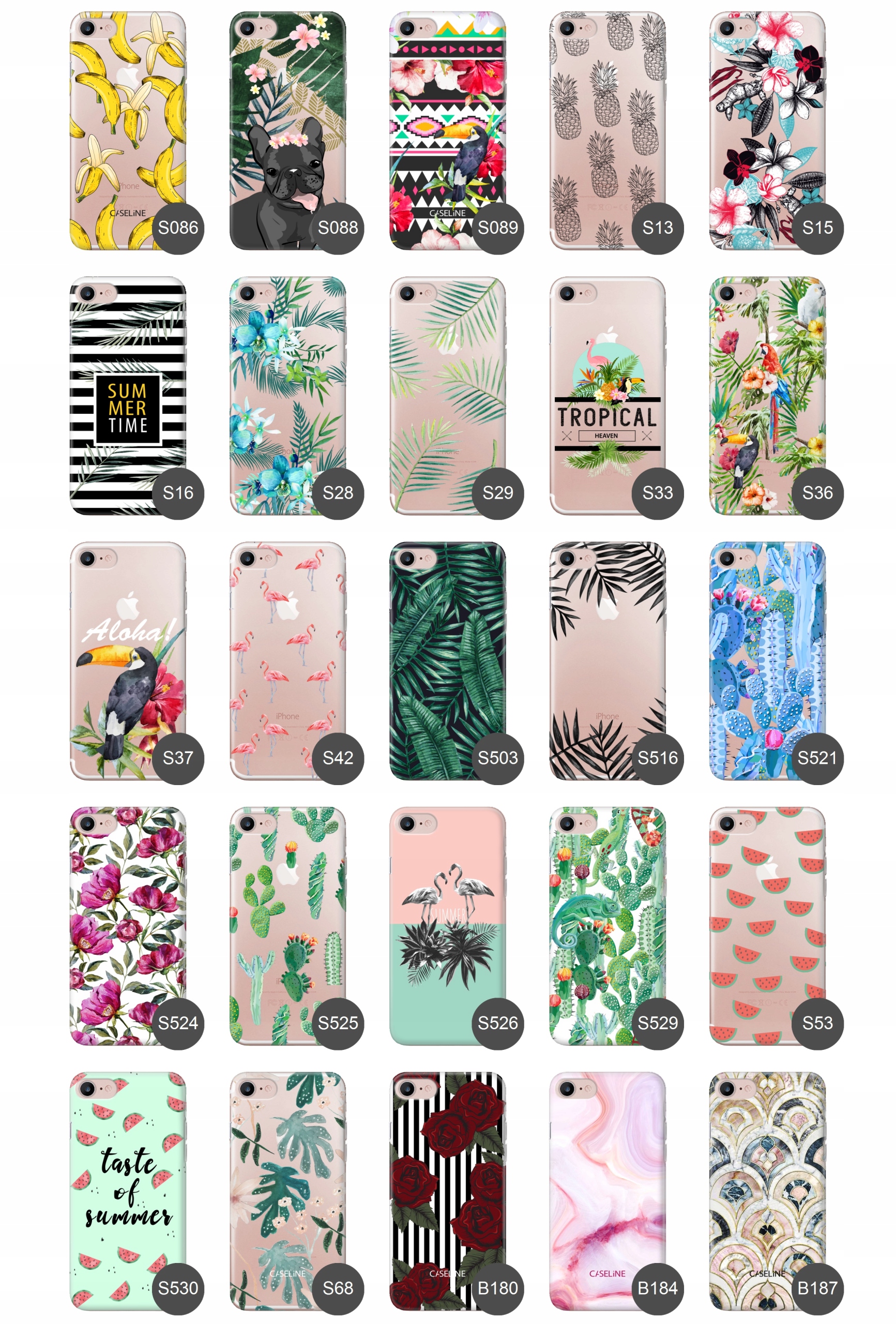 Etui case ultra guma wzory do iPHONE 8