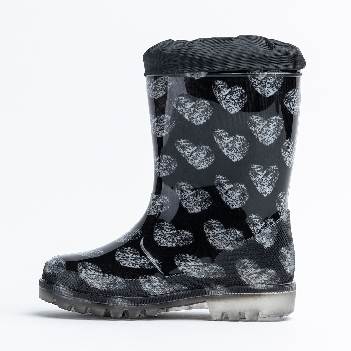 Kalosze urocze wygodne miękkie gumowce Wojtyłko Długość wkładki wew. 18 cm