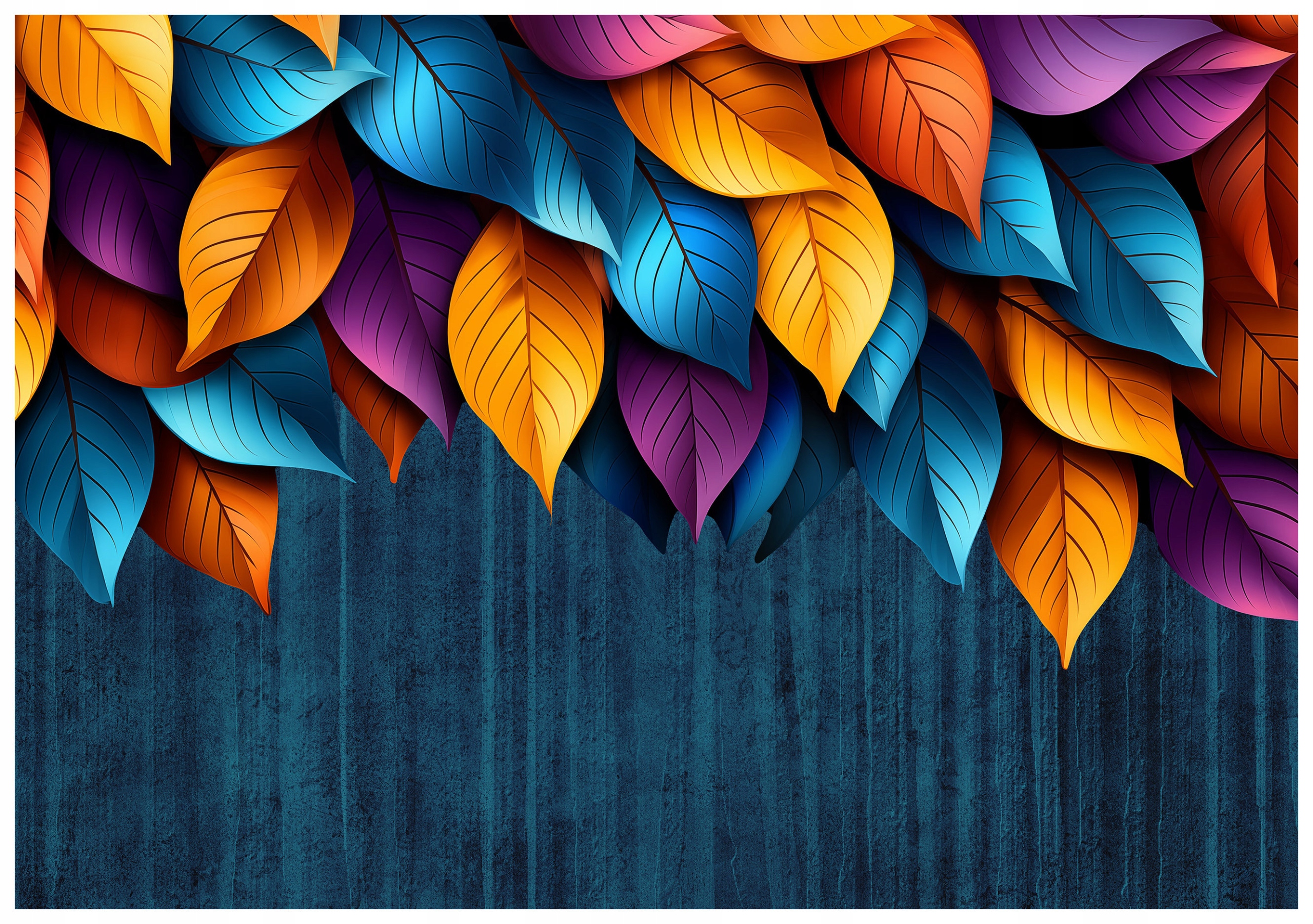 Fototapeta Listy Abstrakce Minimalismus do obývacího pokoje 300x210 dětská lepidlo