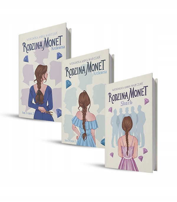 

Pakiet 3 książek, Rodzina Monet (Skarb Królewna)
