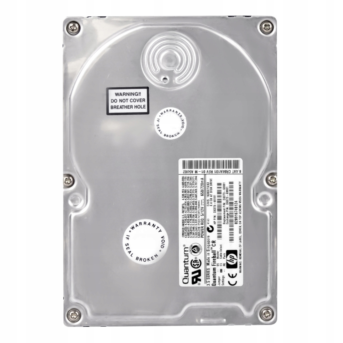 Hp D8373-60101 8.4GB 5.4K Ata 3.5'' CR84A011