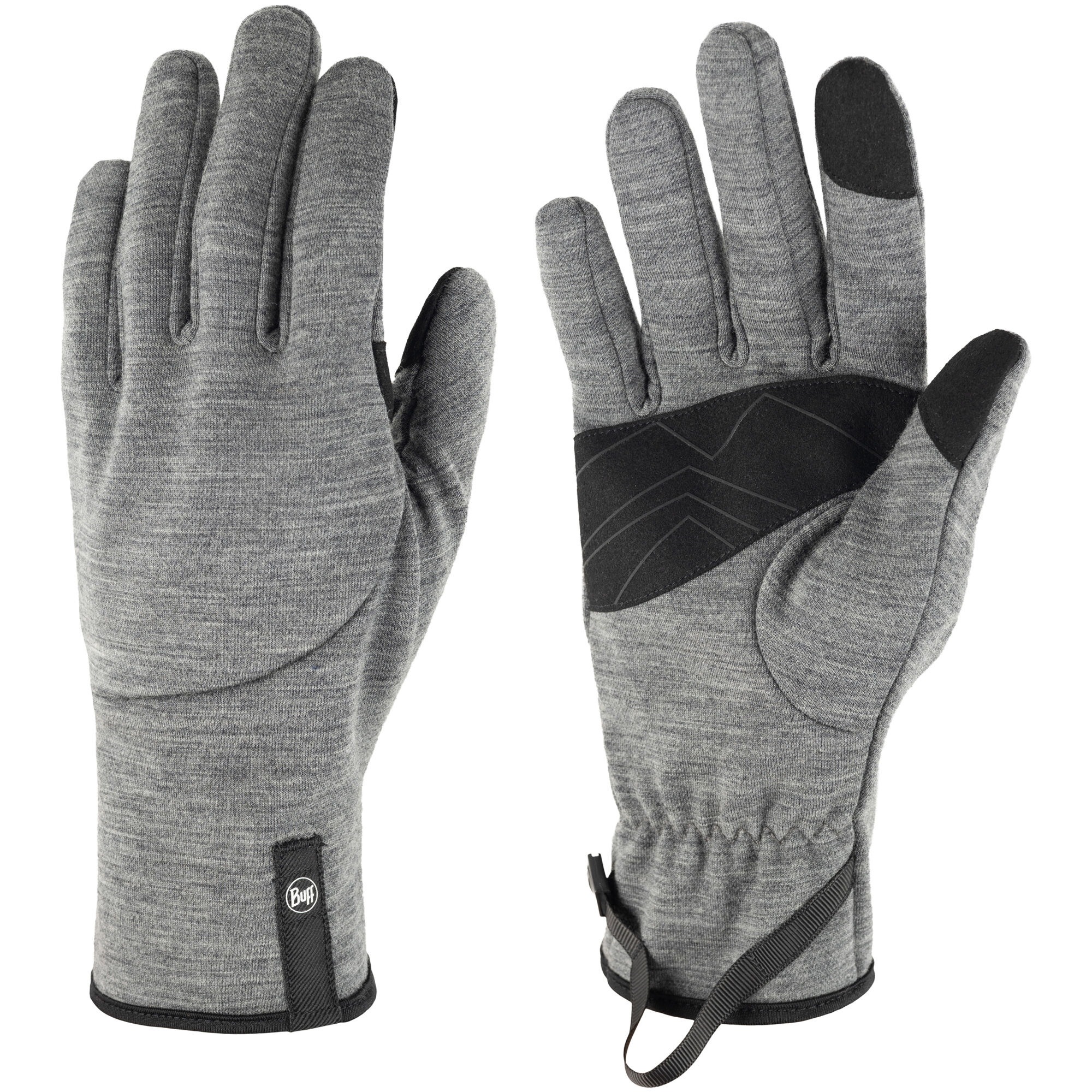Rękawiczki Buff Merino Fleece Gloves Mwf Grey rozmiar L Touchscreen