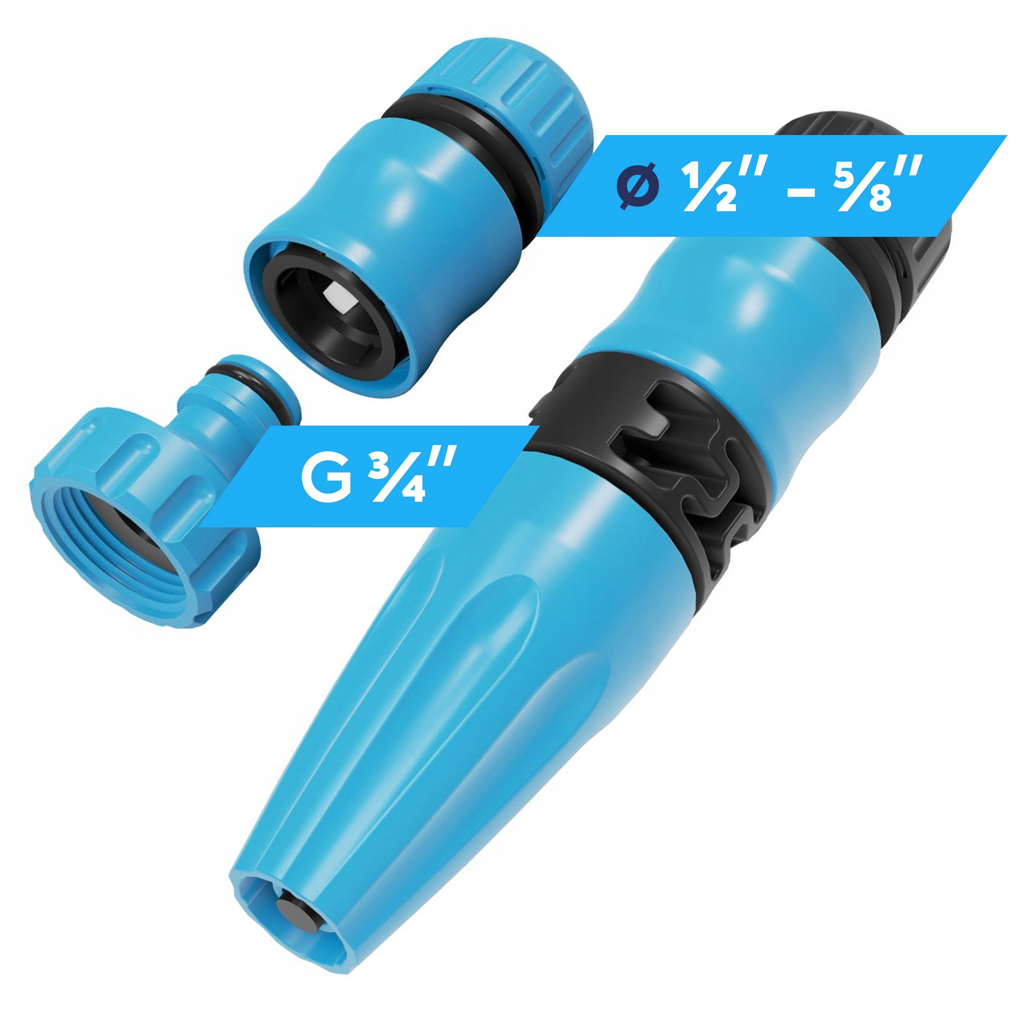 WĄŻ OGRODOWY NA STOJAKU 1/2" 30m CELLFAST | PISTOLET ZWIJACZ STOJAK ZESTAW Długość 30 m