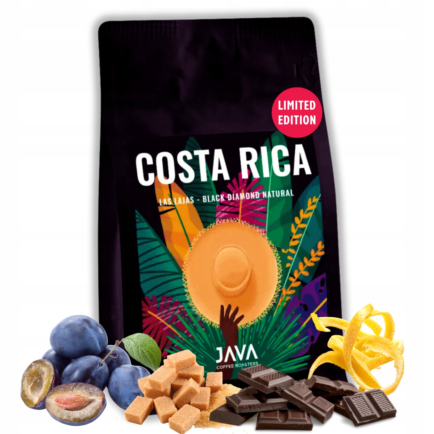 Levně Káva zrnková Costa Rica Black Diamond 100% Arabika Limited Edition 250 g
