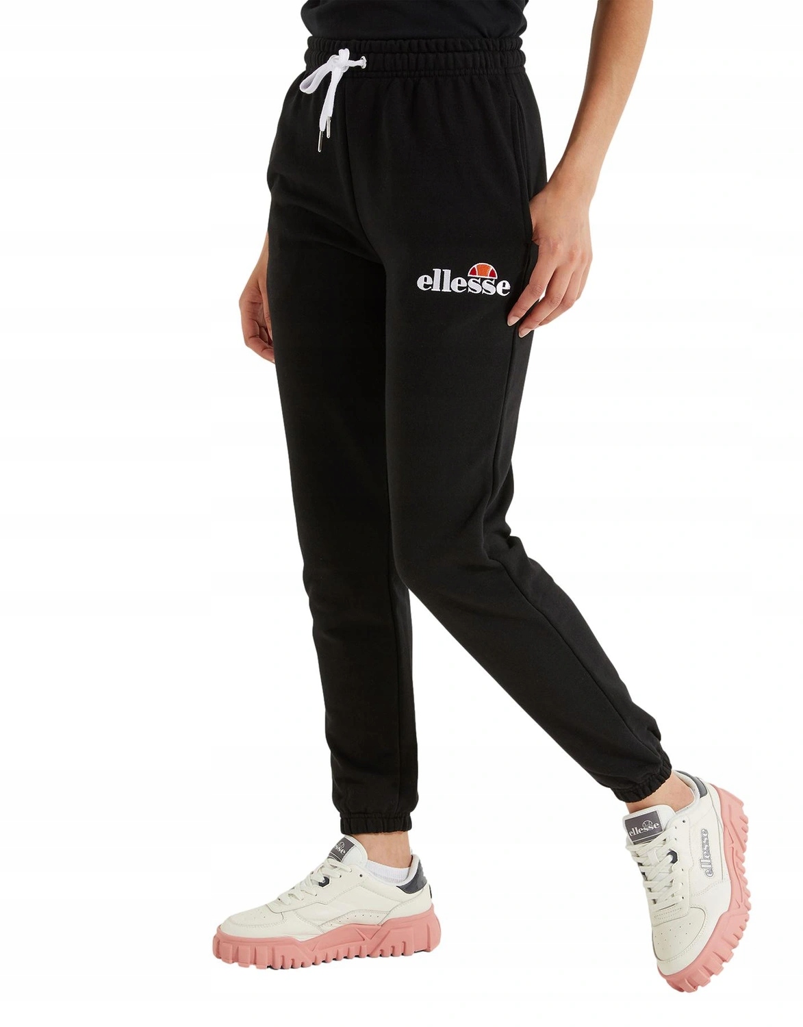 Dámské tepláky Ellesse joggery Noora černé bavlněné