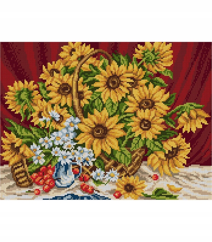 Sada Ariadna kanva mulina vyšívací jehla 30x40 8024