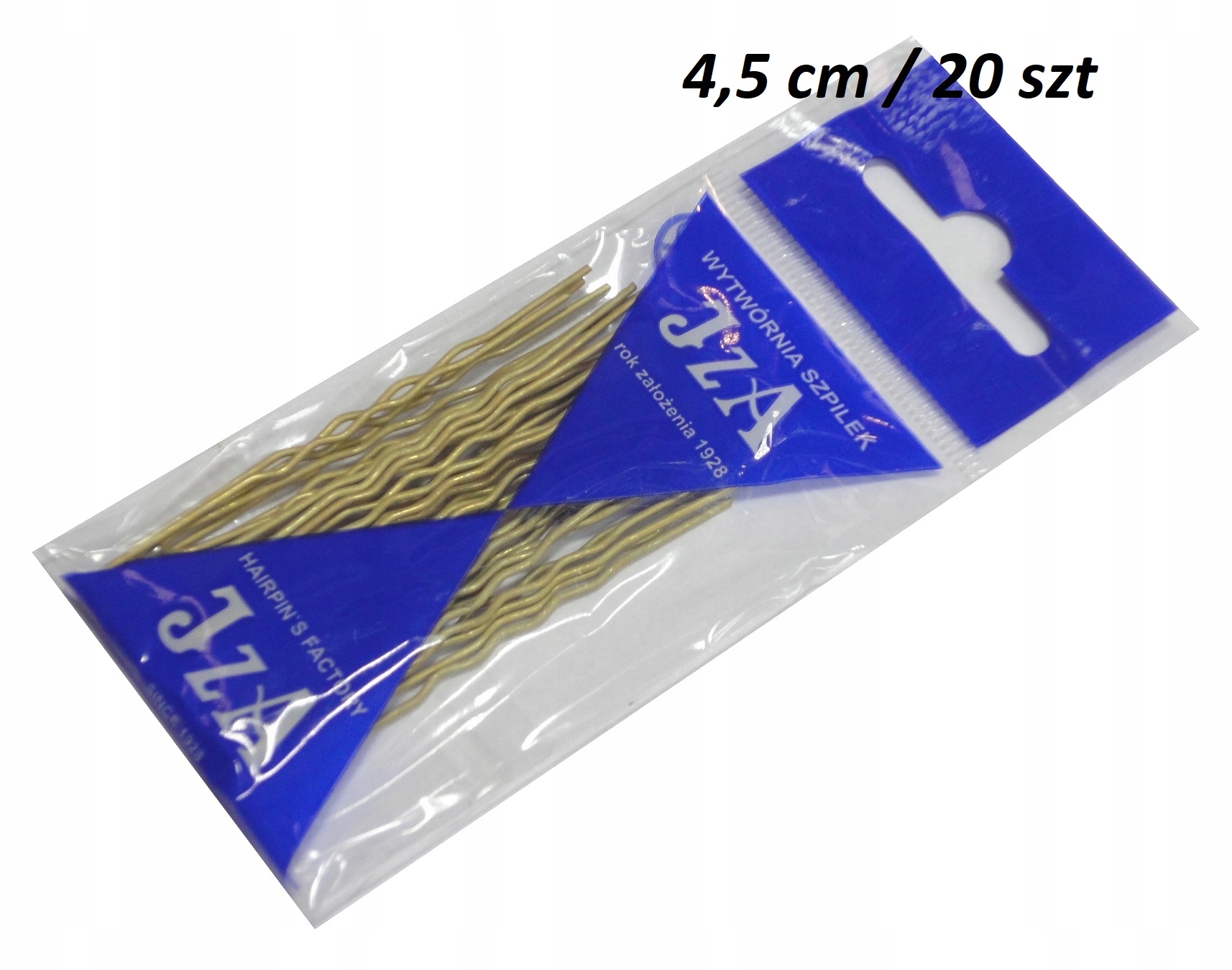 

Spinki szpilki do koka włosów złote 4,5 cm IzA