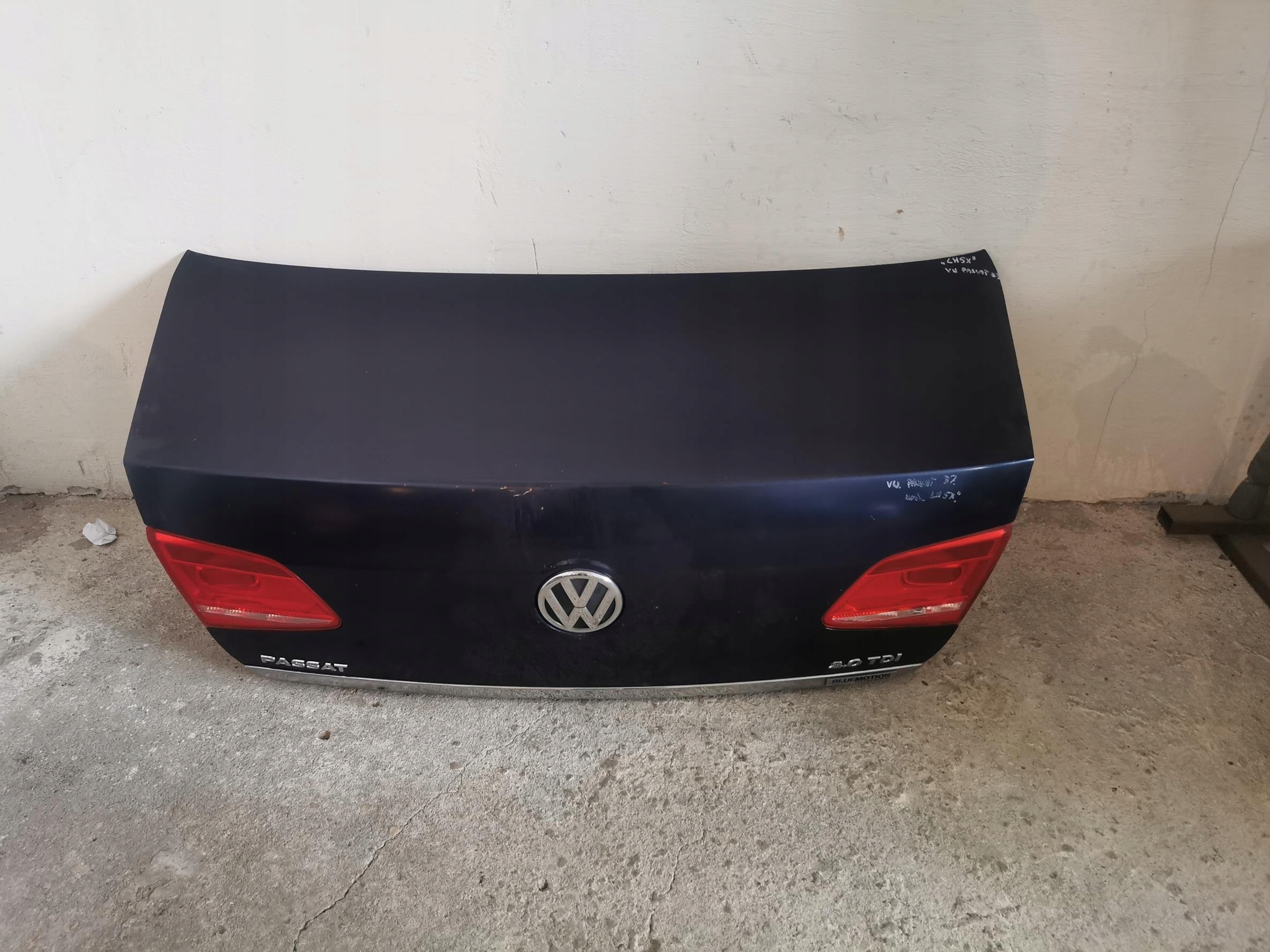 trunk door boot complete VW PASSAT B7 LH5X sedan 10-14