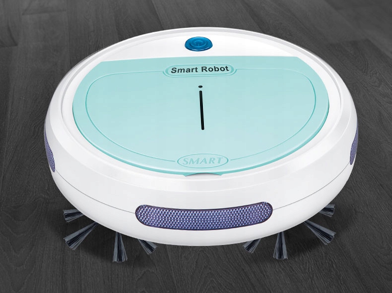 ODKURZACZ ROBOT SPRZĄTAJĄCY AUTOMATYCZNY - ZABAWKA DO SPRZĄTANIA DLA DZIECI Kolor biały