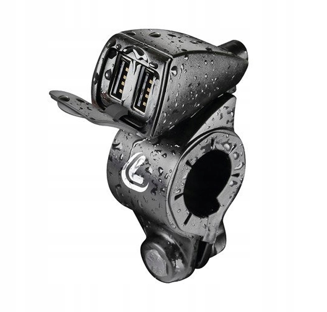 Ladowarka 2xUSB Fix Trek wodoodporna Lampa