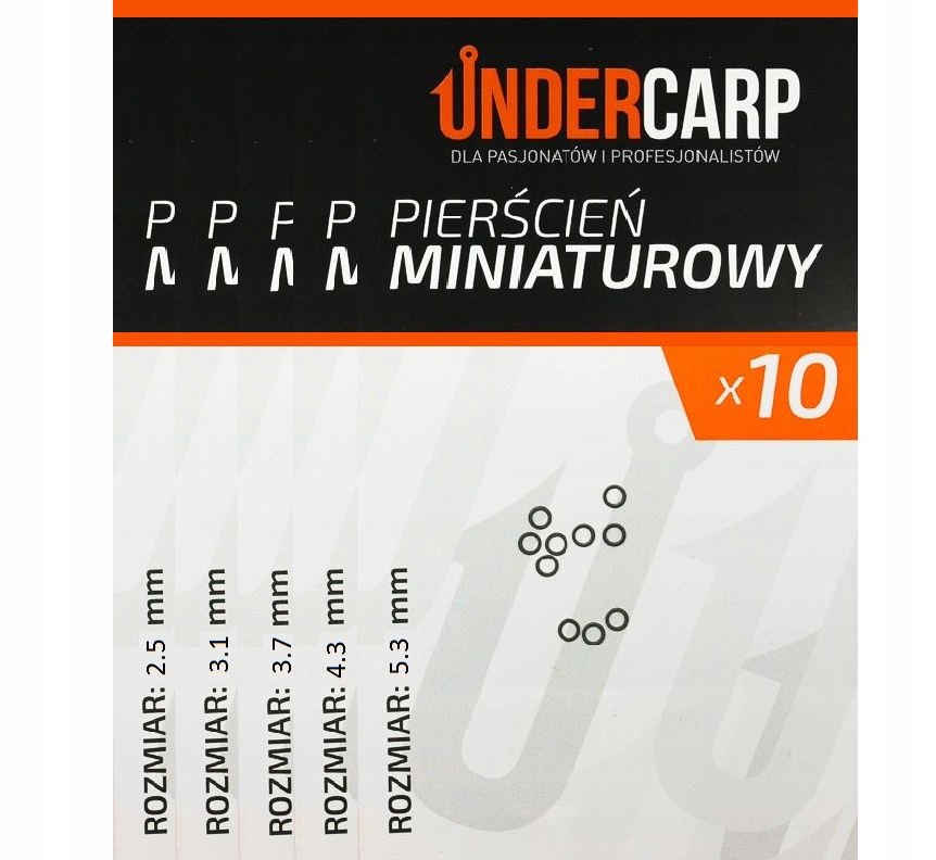 UnderCarp Pierścień miniaturowy 3.7mm