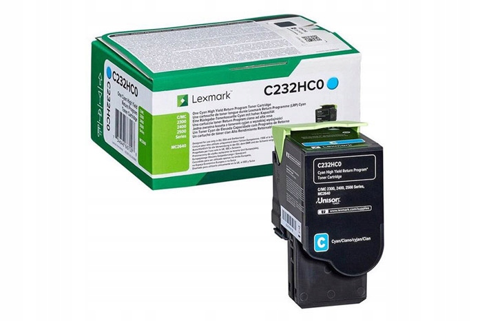 Originálny toner Cyan Lexmark C2325 (C232HC0)
