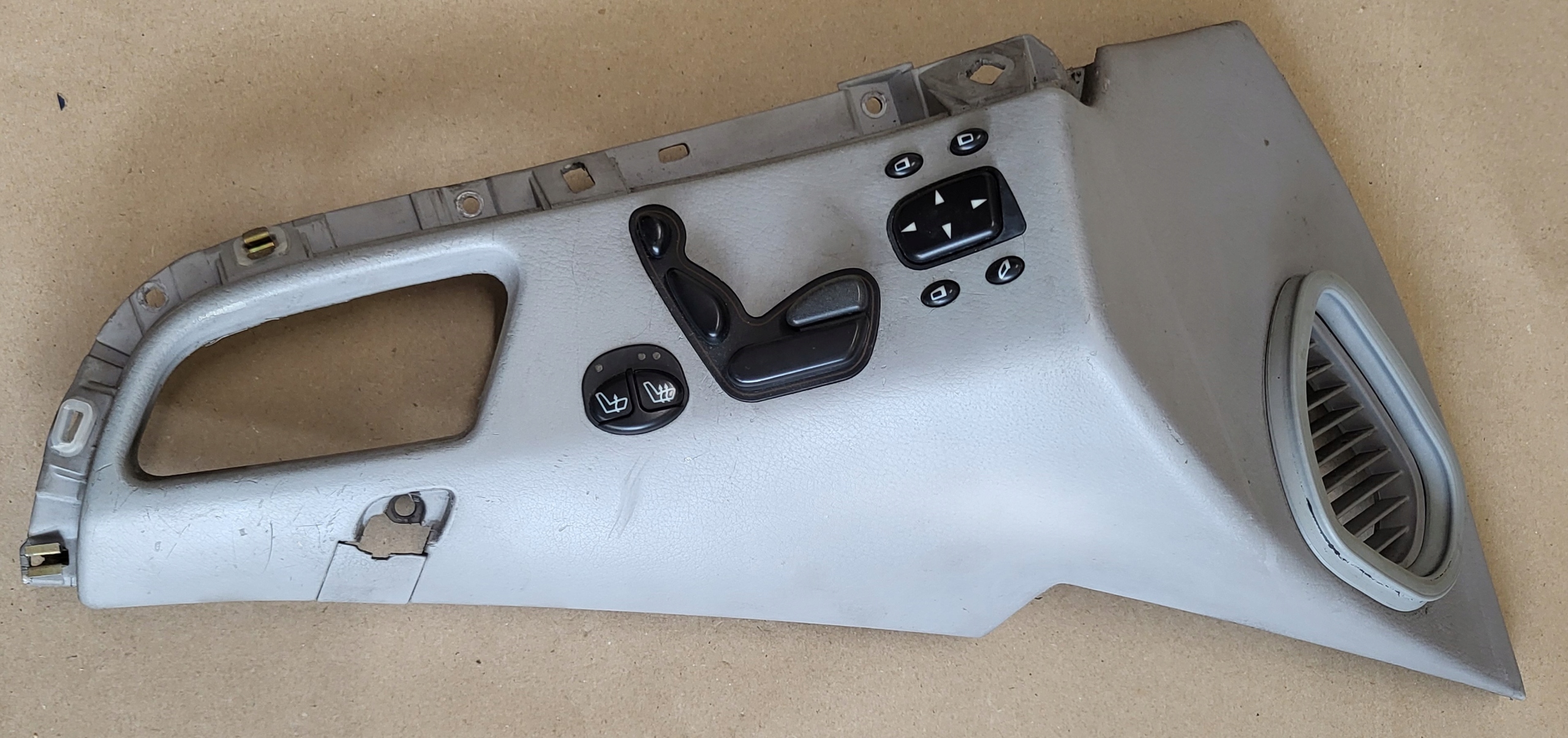 PANEL switch control seat cover left front MERCEDES S W220 OE EU
