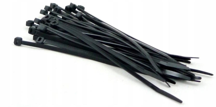 Opaski zaciskowa Niteo Tools 400 szt. Czarne Zestaw