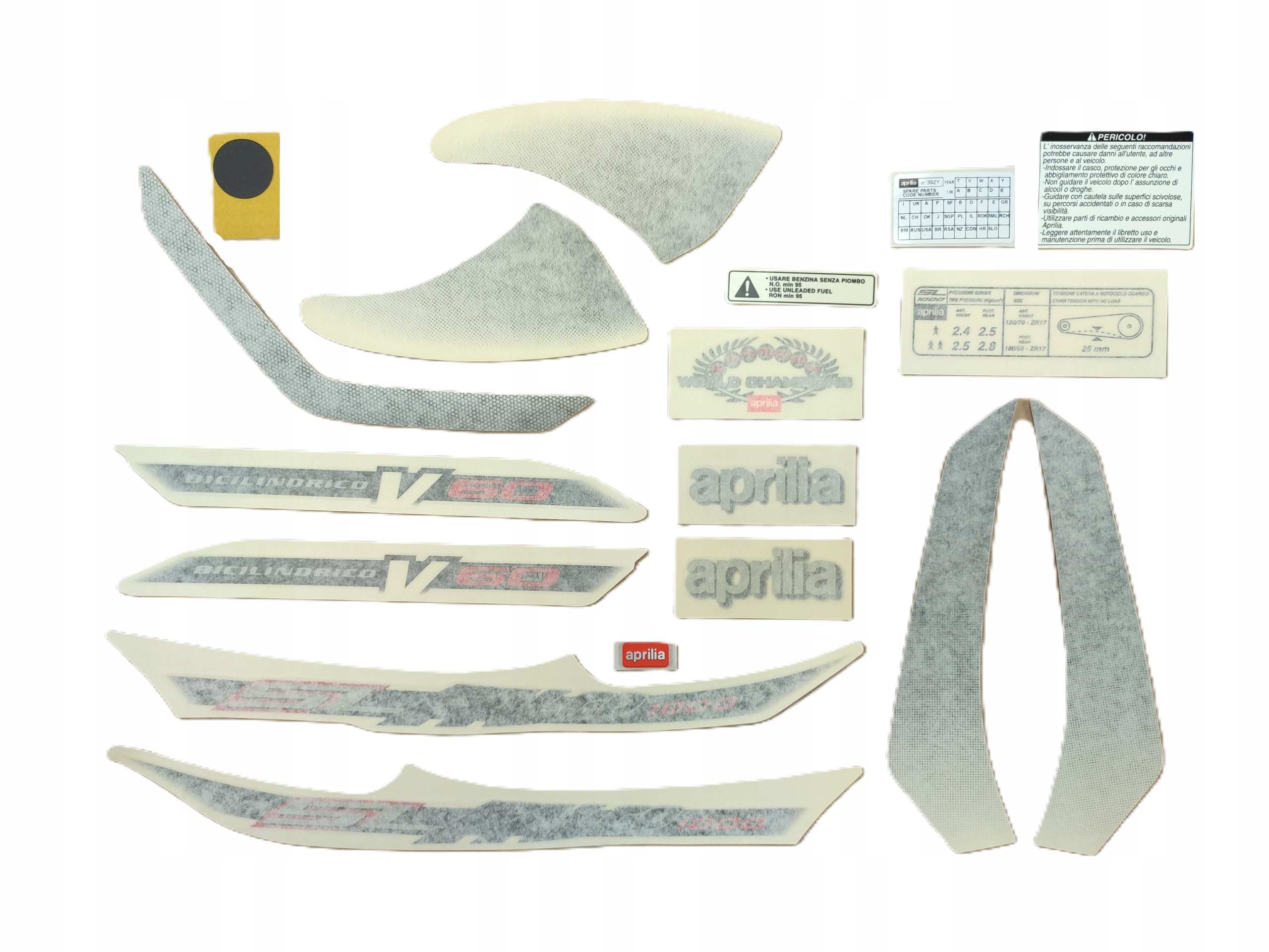 Sada Nálepiek Aprilia Sl 1000 Falco 2000-2003 AP8157850