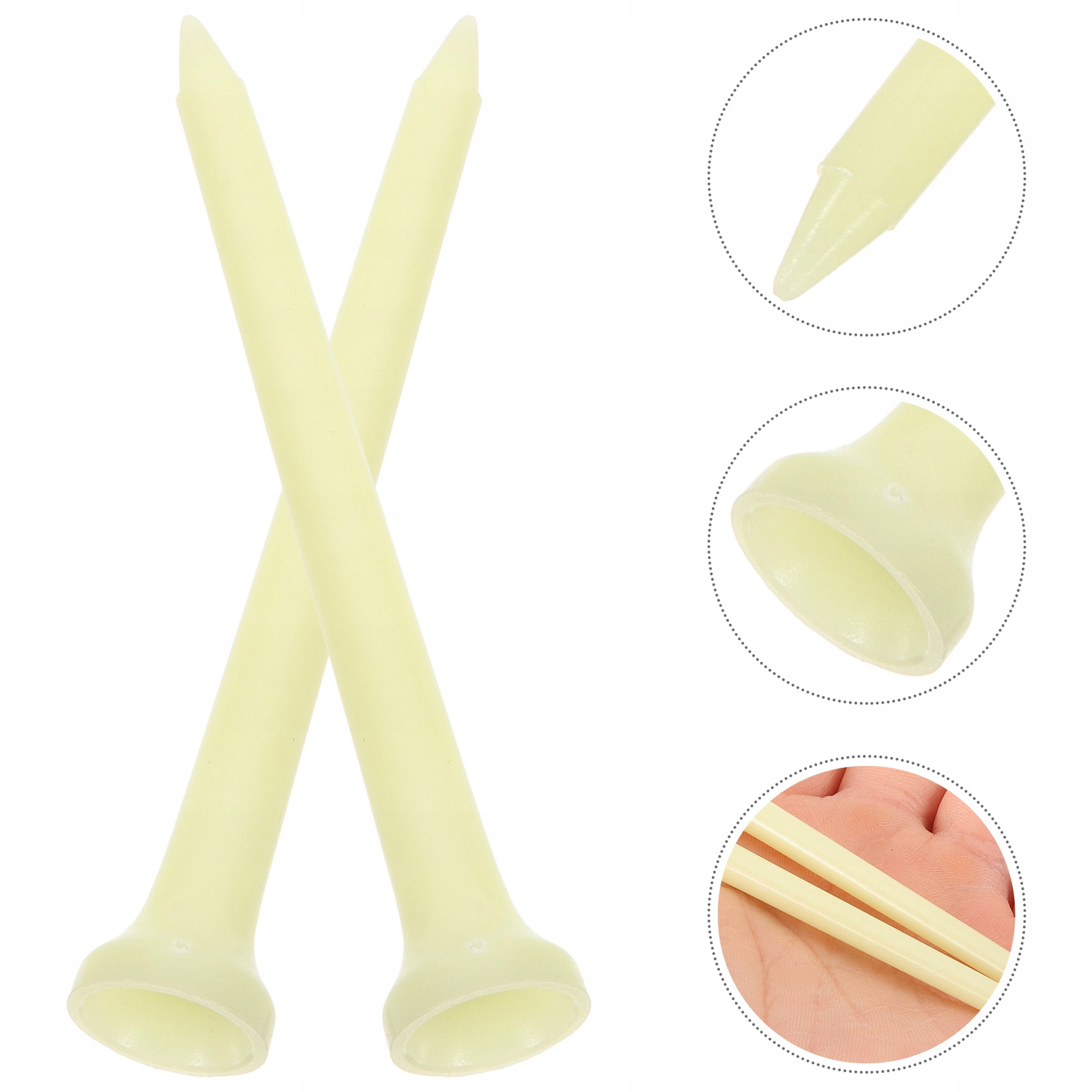 KOLCZYKI GOLFOWE ŚWIECĄCE W CIEMNOŚCI 20 SZT Rodzaj inny