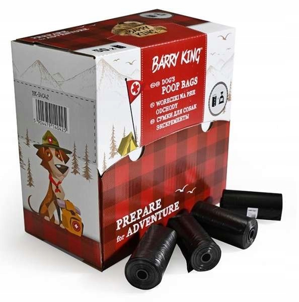 Barry King Sáčky na exkrementy hovínka psa a kočky, sada 1000 ks
