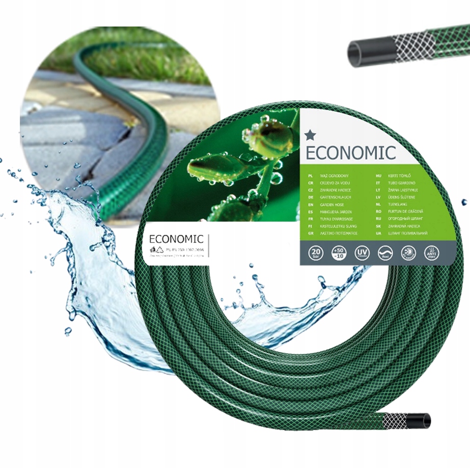 WĄŻ OGRODOWY 3/4" 70m ECONOMIC CELLFAST 10-720