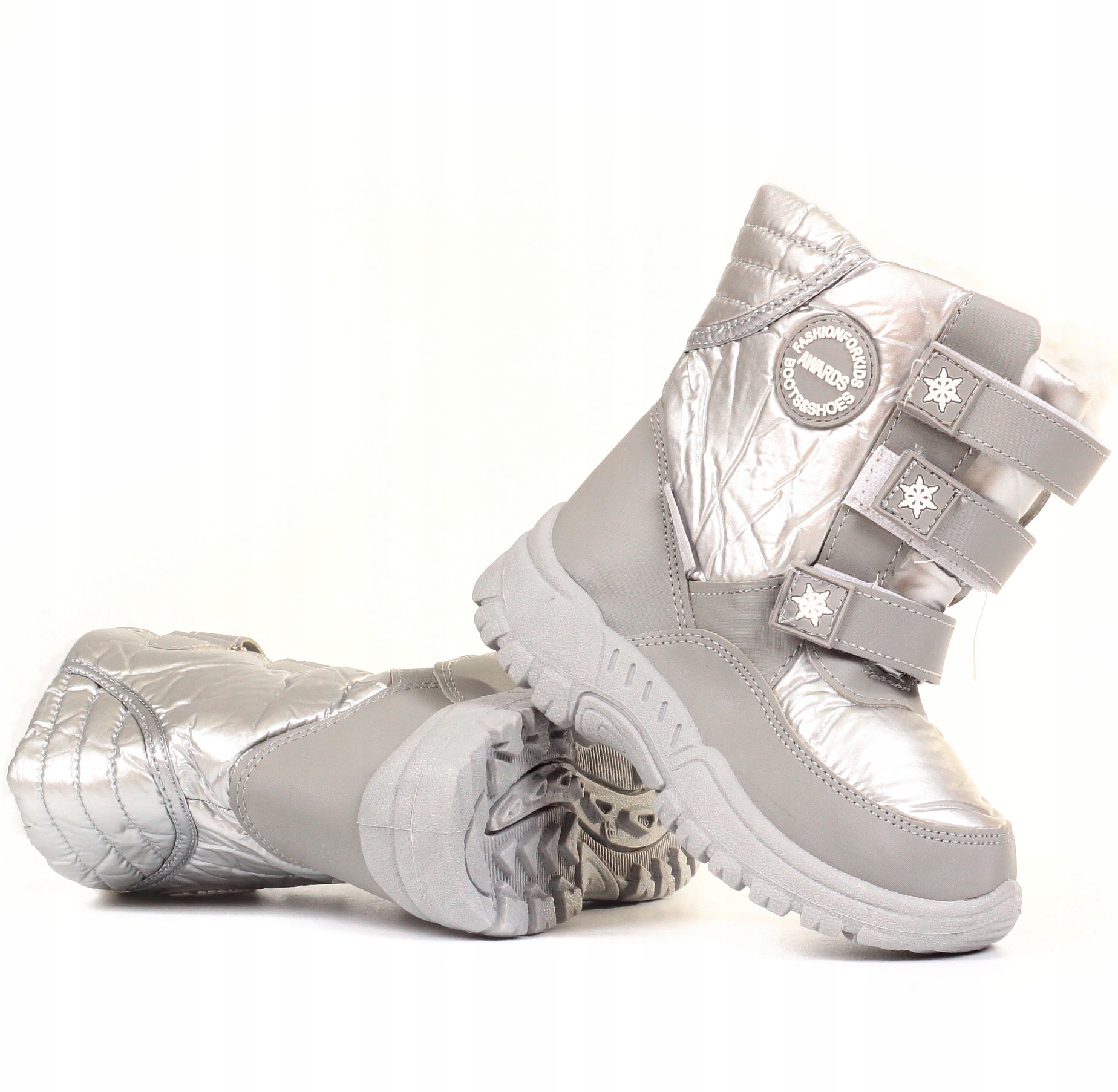 ŚNIEGOWCE ZIMOWE BUTY OCIEPLANE LEKKE NA RZEP Płeć dziewczynki