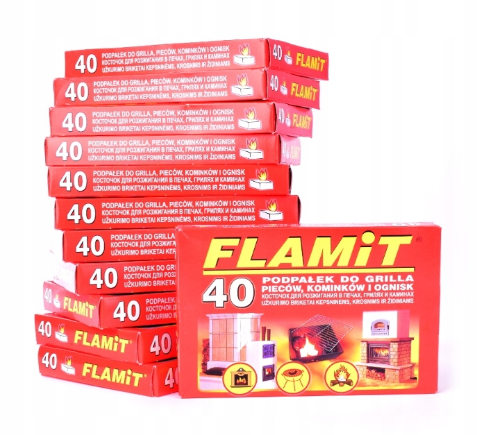 

Zestaw 10 sztuk rozpałki Flamit