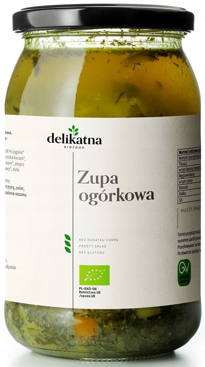 Levně 2x Jemná okurková polévka Bio 900 ml Jemná