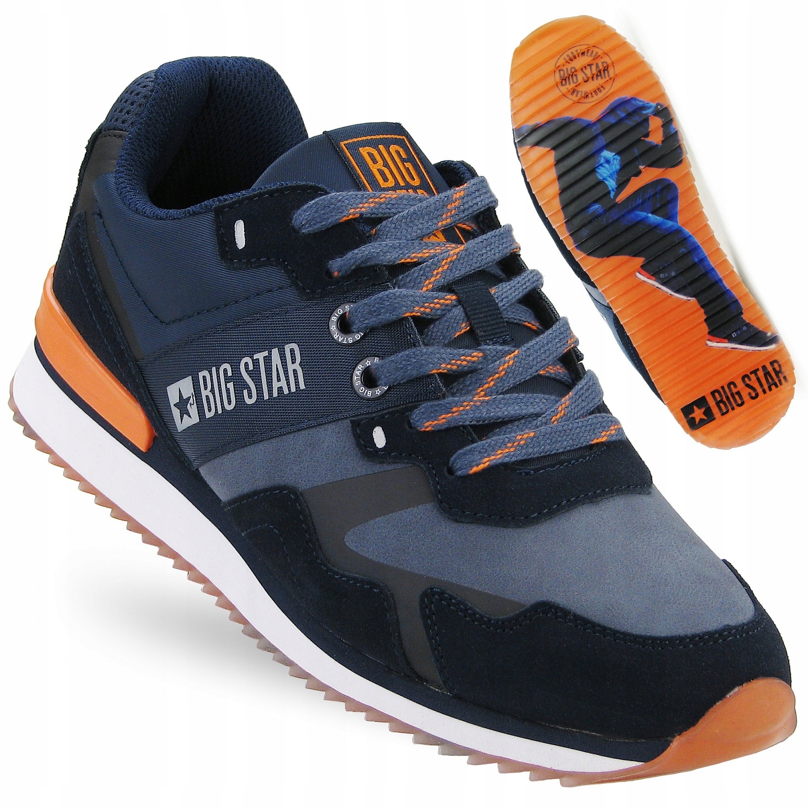 

Buty sneakersy męskie Big Star II174210 Skóra 42