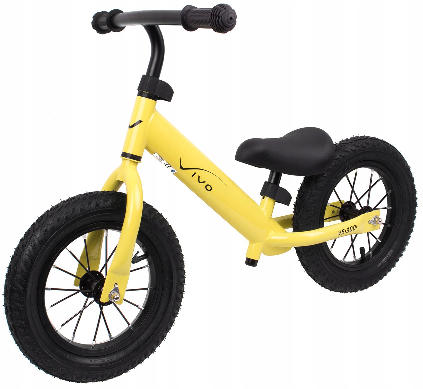 Rowerek biegowy Vivo VS300 12" pompowane koła lime