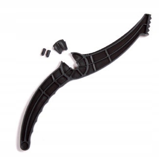 2x Sanki, Ślizg Bobslej HORNET z hamulcami Sanie Typ ślizgi