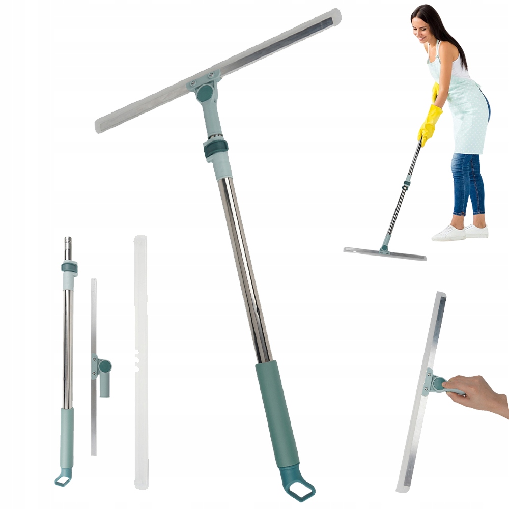 Levně Podlahová Škrabka 122 CM S Tvarem Pro Skleněné Dlaždice