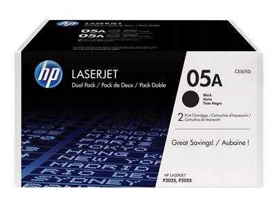 Hp 05A Dual -pack čierny toner (CE505D) originál