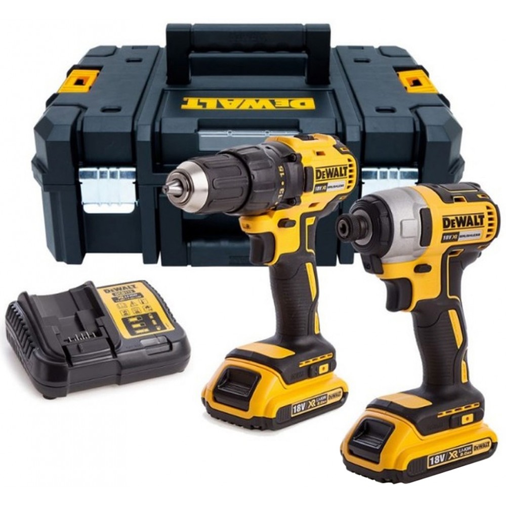 Zestaw elektronarzędzi 18V Dewalt DCK2059D2T-QW