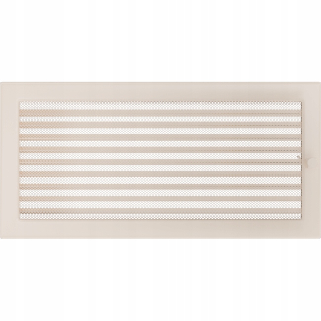 Krbová mřížka 22x45 cm Krémová s žaluzií