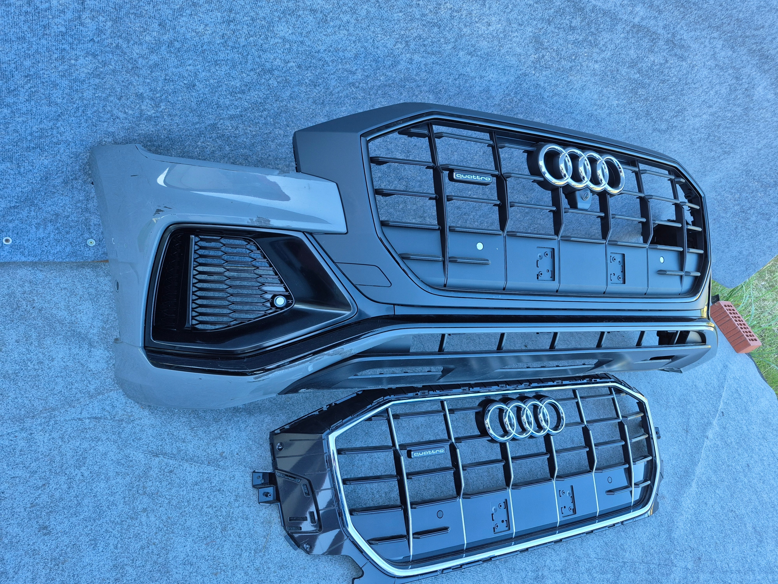 AUDI Q8 S-LINE ZDERZAK PRZÓD 4M8 6x PDC INSTALACJA Numer katalogowy części 4M8807437D 4M8807437E walmirB1