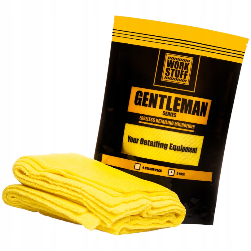 Work Stuff Gentleman 5-Pack Yellow Zestaw Wszechstronnych Mikrofibr 5 Sztuk