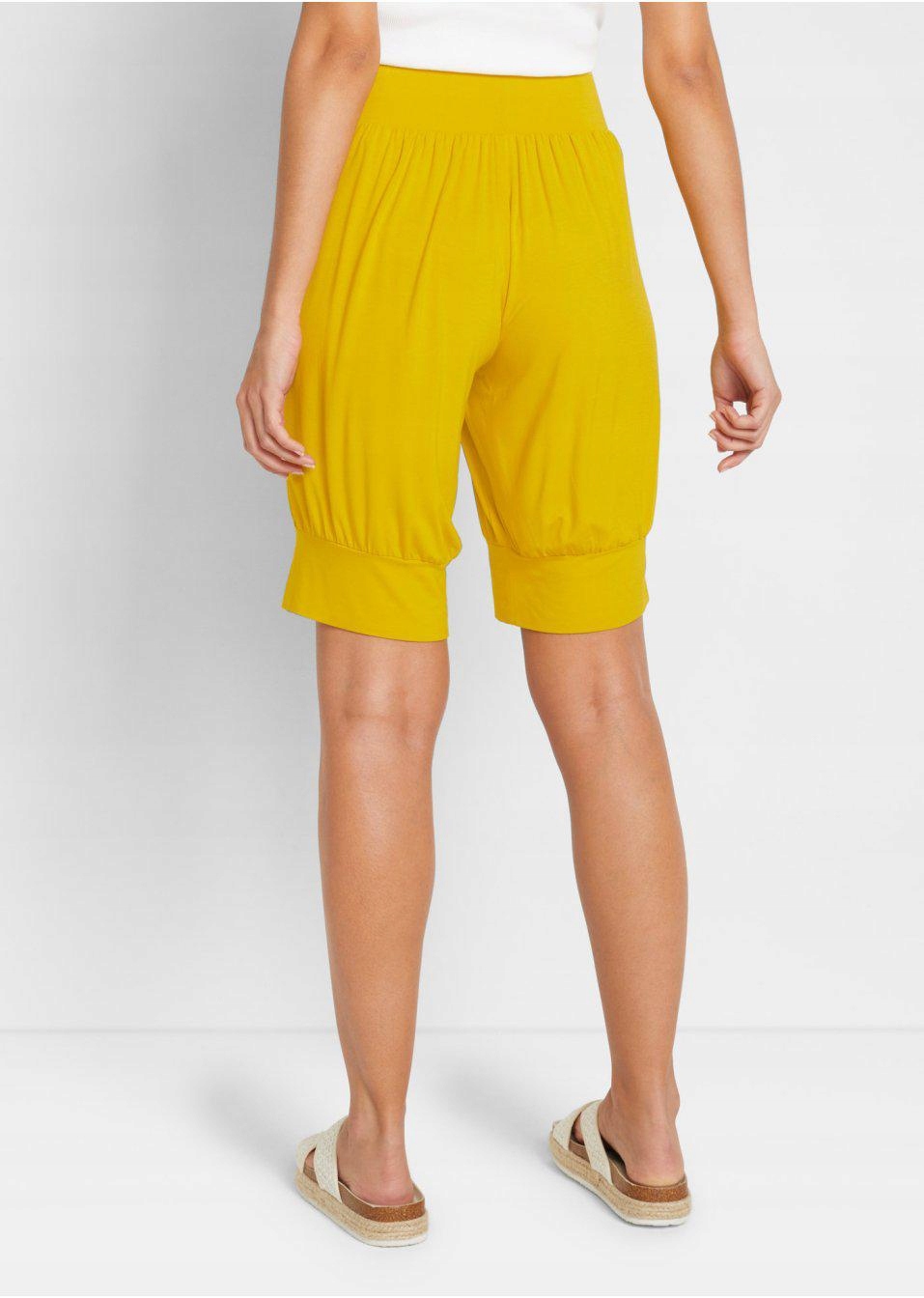 BONPRIX _DYI DYC ZÓŁTE BERMUDY ALLADYNKI _/ 36 Płeć kobieta