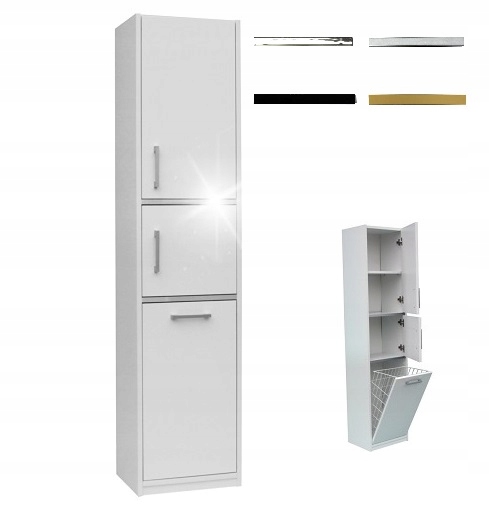 SZAFKA ŁAZIENKOWA STOJĄCA Z KOSZ. szer.30cm P 275K