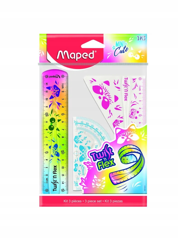 ZESTAW GEOMETRYCZNY MAPED MINI CUTE TWIST'N FLEX