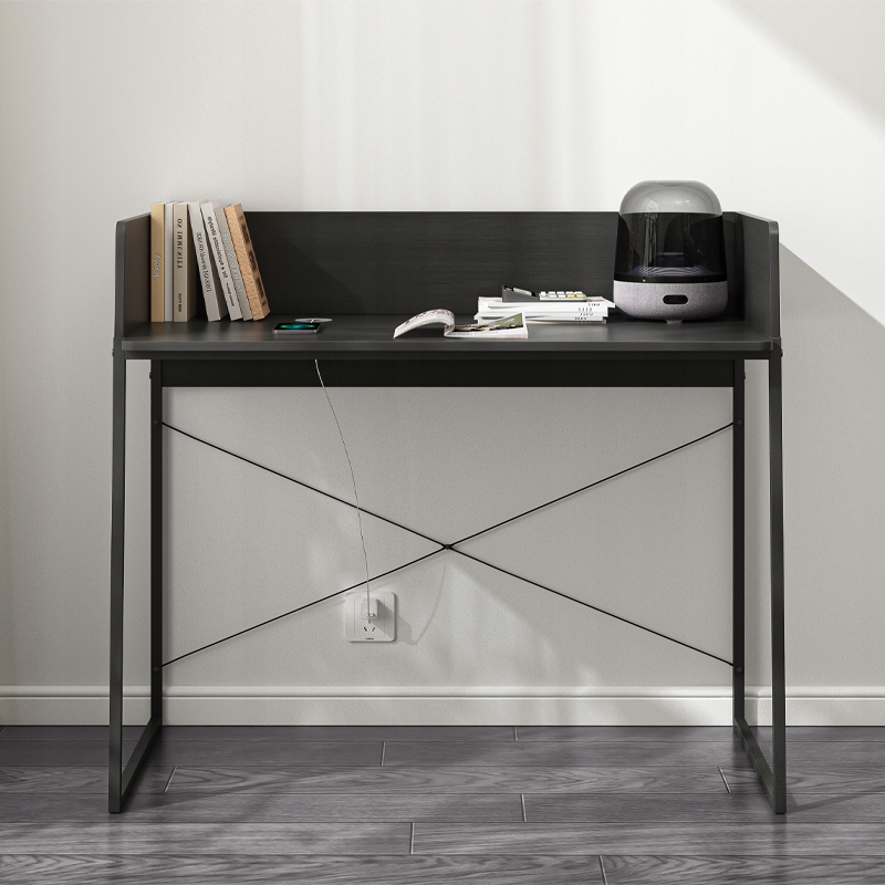 BIURKO KOMPUTEROWE NOWOCZESNE INDUSTRIALNE VINTAGE LOFT STOLIK CZARNE 100CM Kod producenta BIURKO KOMPUTEROWE CZARNE