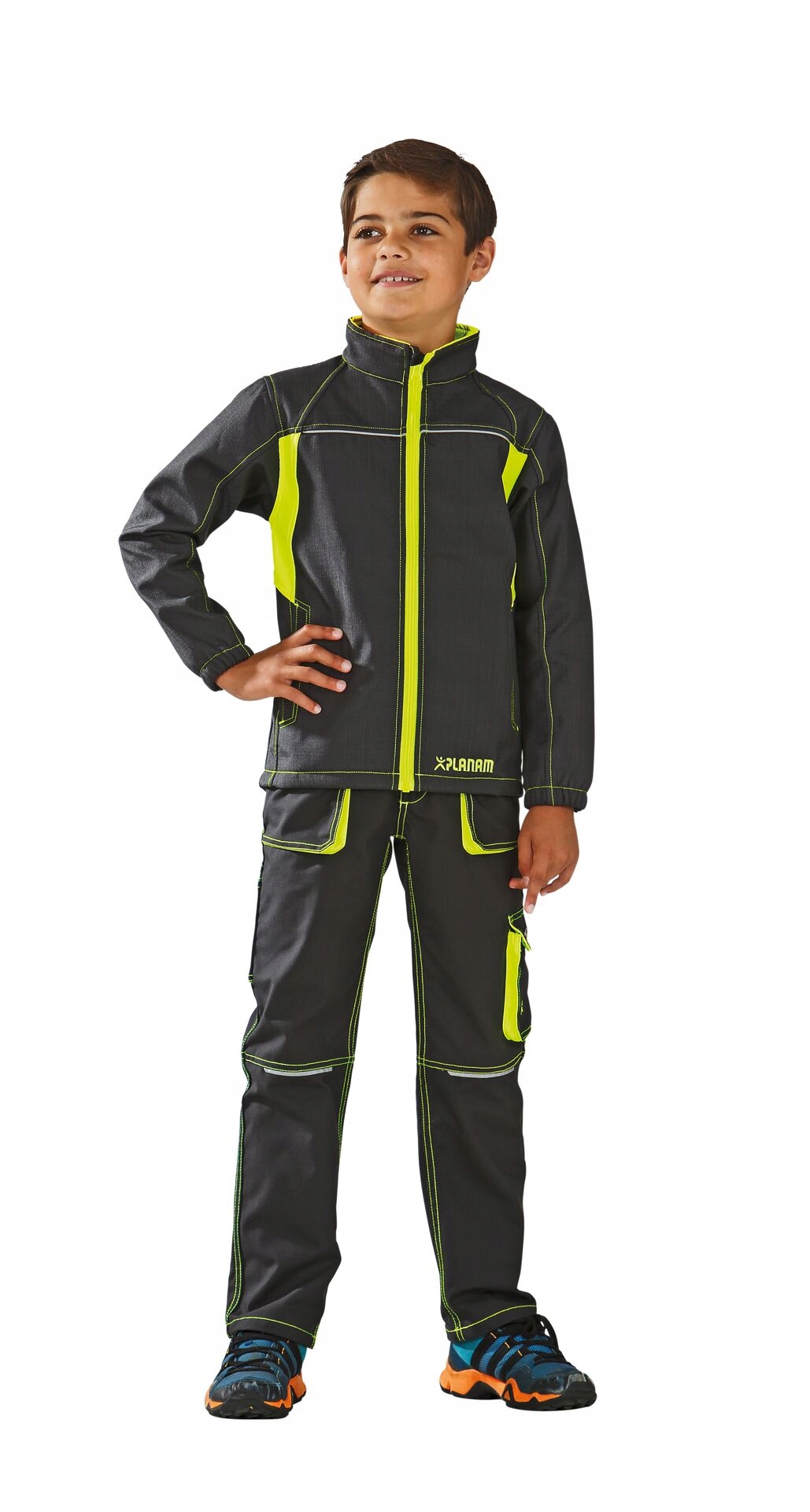 Dětský pracovní softshell Planam Junior r170/176