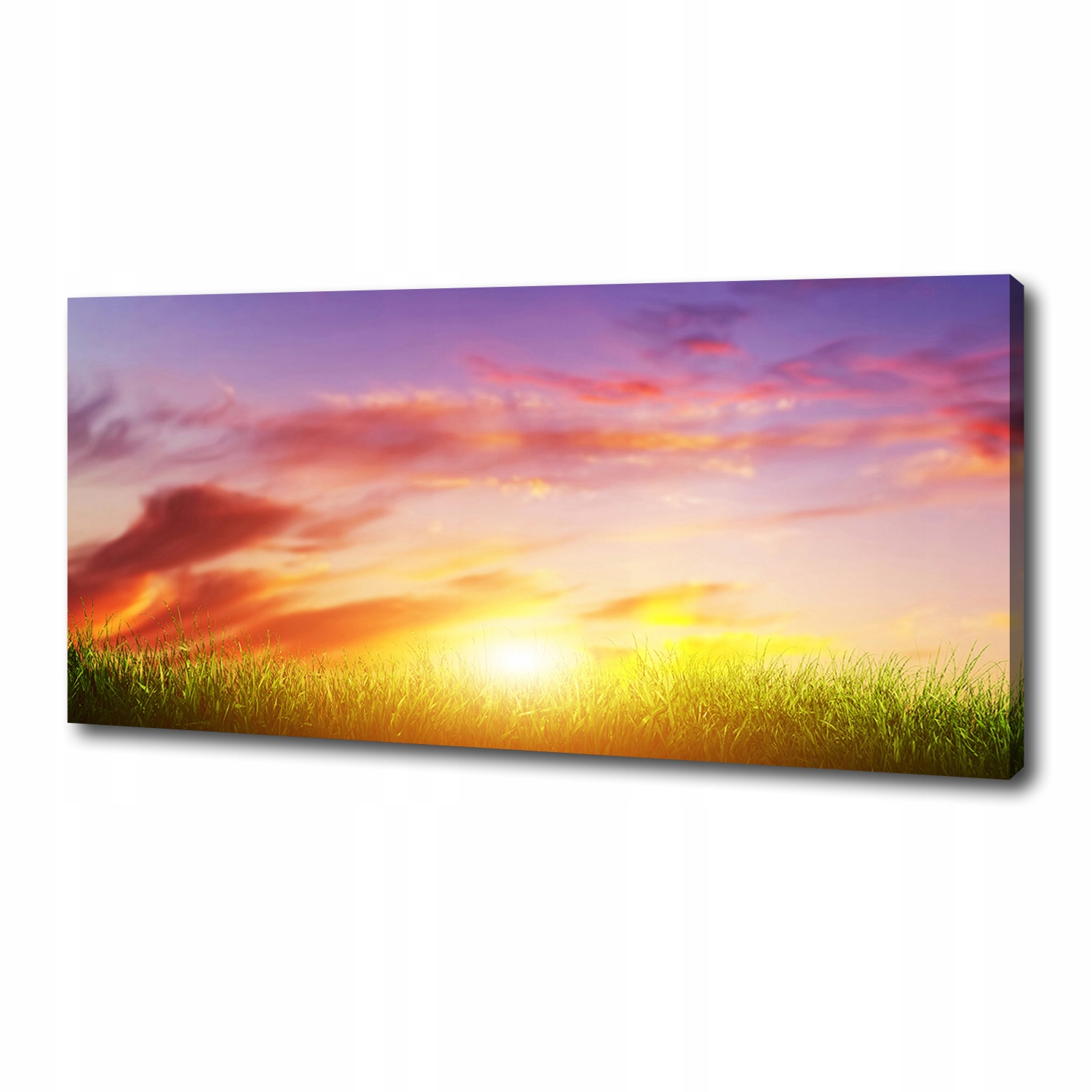 

Foto obraz na płótnie Zachód słońca 125x50 cm