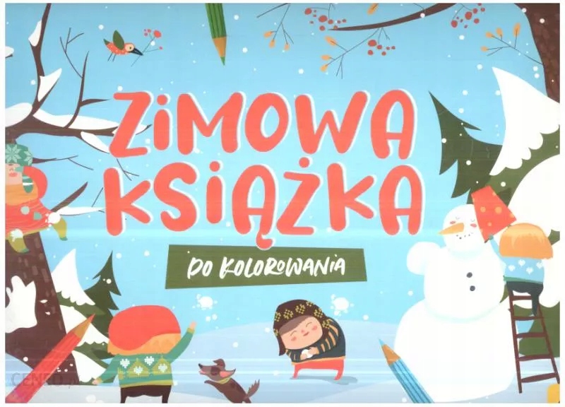 Zimowa Książka Do Kolorowania