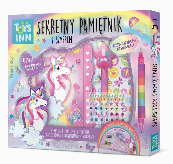 

Stnux Pamiętnik Na Szyfr Unicorn Magiczny Atrament