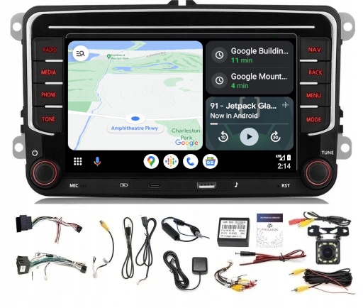 Rádio Navigácia Android Vw Transporter T5 2003-2015 Carplay 6/128GB
