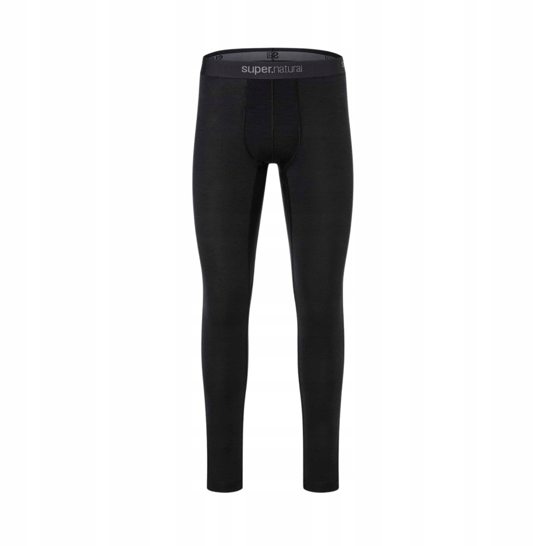 Getry Męskie Z Welny Merino Super.natural Tundra 175 Czarny Roz. L