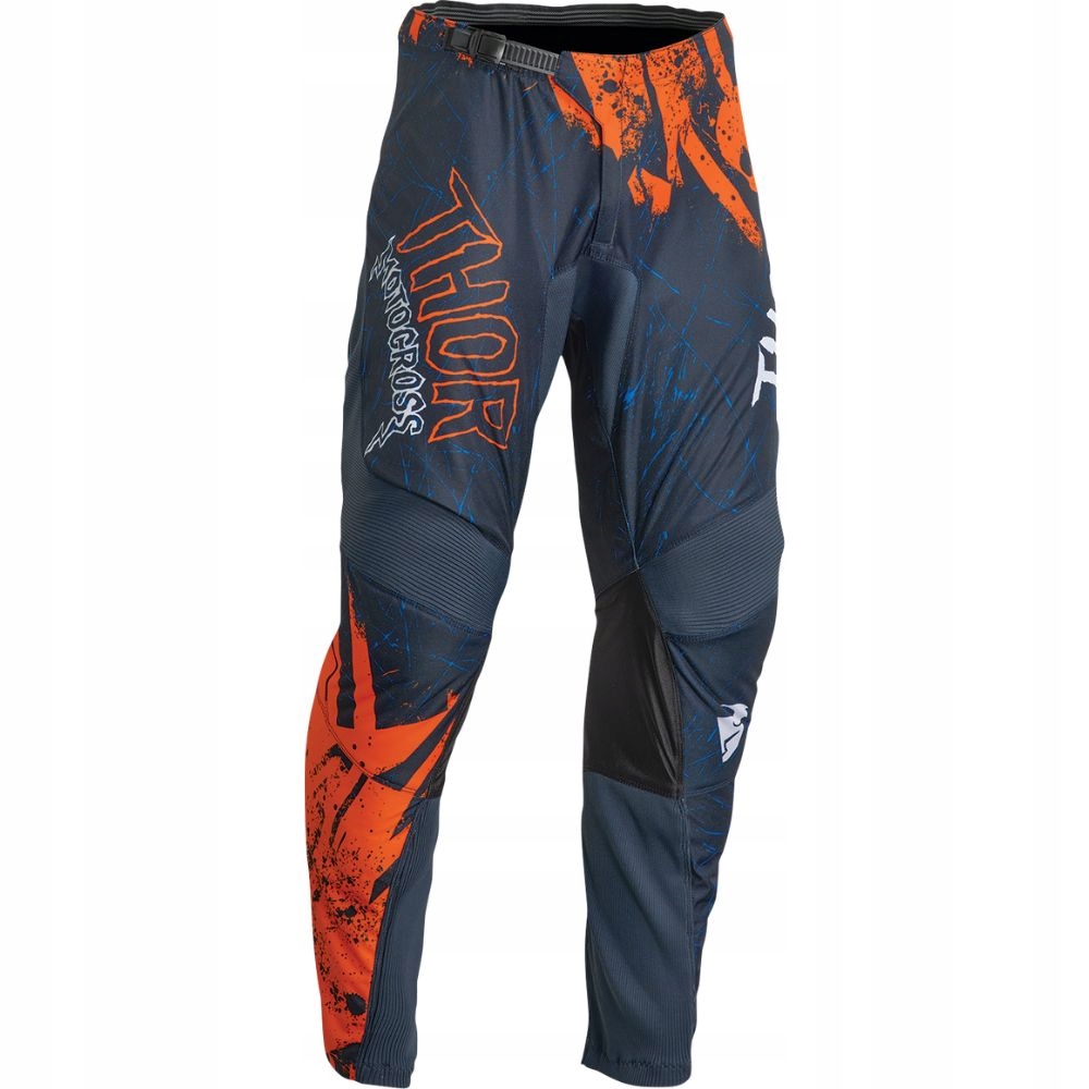 SPODNIE DZIECIĘCE NA CROSSA ATV THOR YOUTH SCTR GNAR MIDNIGHT/ORANGE R. 22